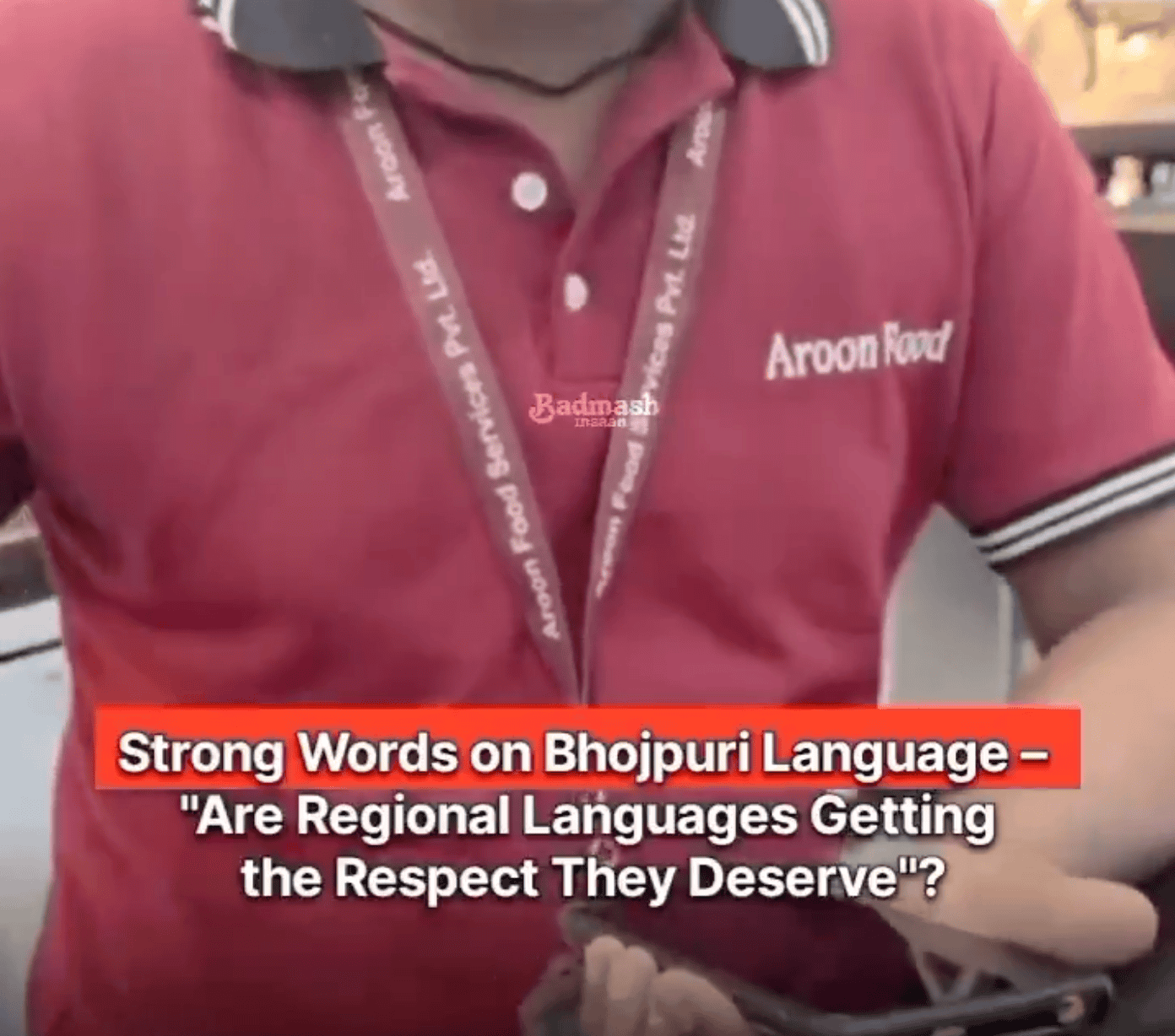 Kalesh Over Bhojpuri Ignorance: Restaurant Worker and Customer Clash